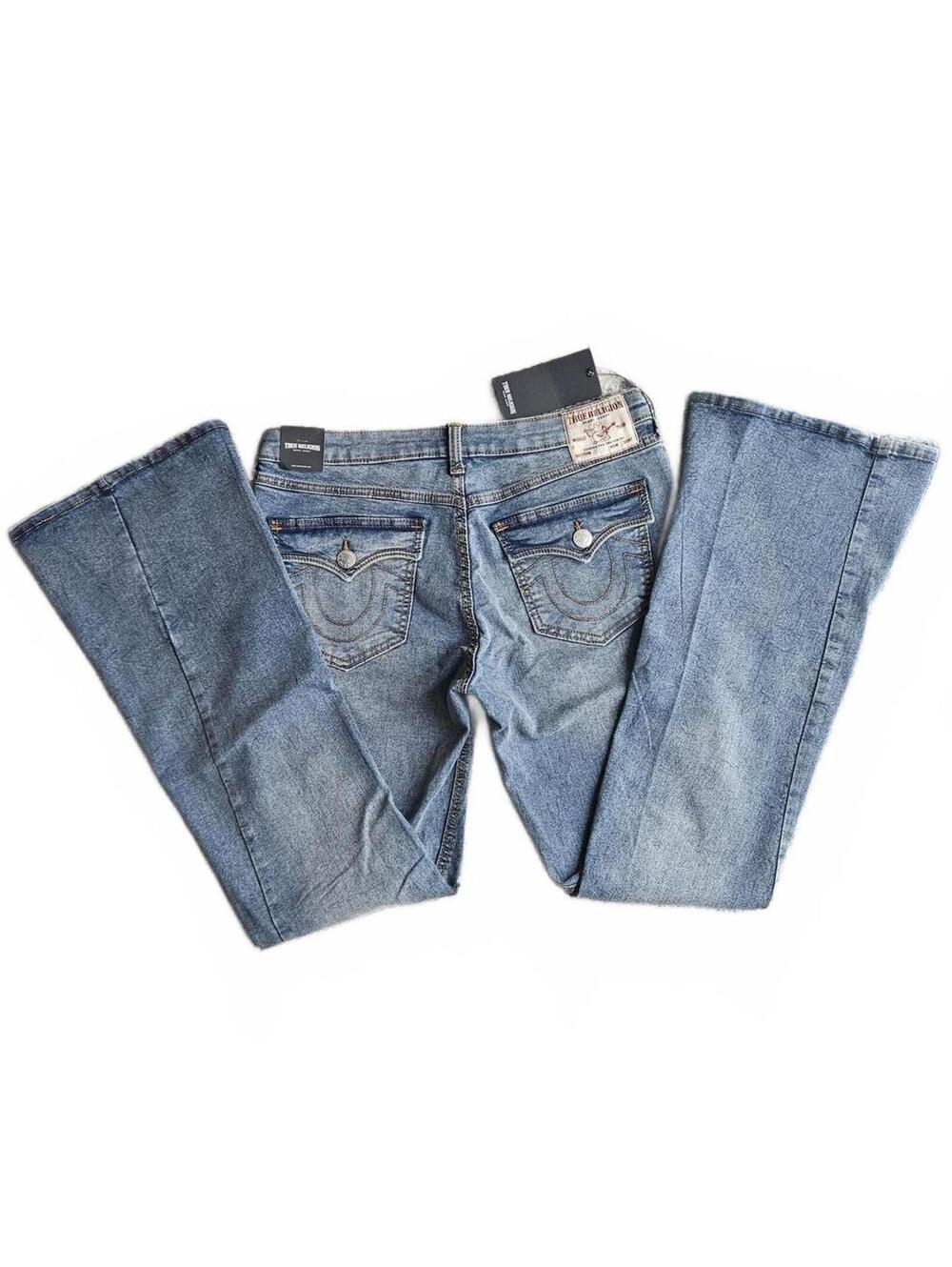True Religion Joey Flare Jeans Y2K Low Rise NWT W30 See Measures 32in E/11